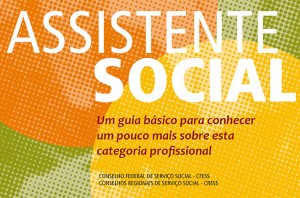 Imagem da capa de um dos documentos produzidos pelo CFESS para divulgação da profissão (arte: Rafael Werkema/CFESS)  